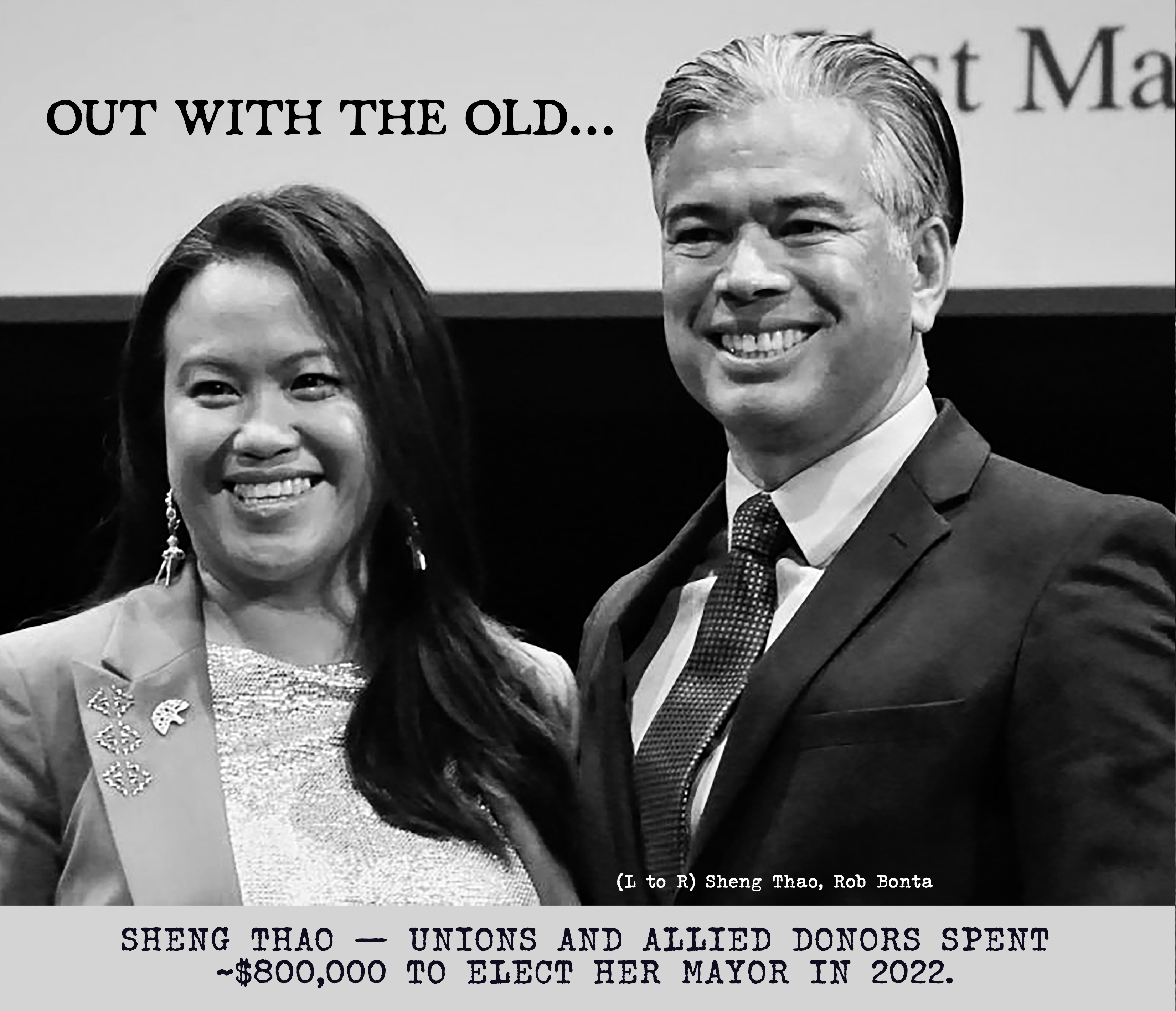 (L to R) Sheng Thao, Rob Bonta